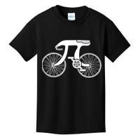 Pi Day Pi Cycle Bicycle Bike Math Symbol 3 14 Cyclist Pun Kids T-Shirt