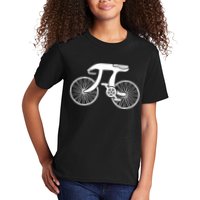 Pi Day Pi Cycle Bicycle Bike Math Symbol 3 14 Cyclist Pun Kids T-Shirt