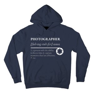 Photographer Definition Hoodie