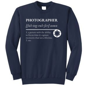 Photographer Definition Sweatshirt