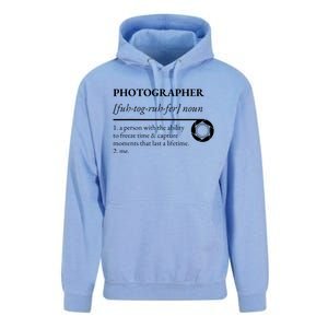 Photographer Definition Unisex Surf Hoodie