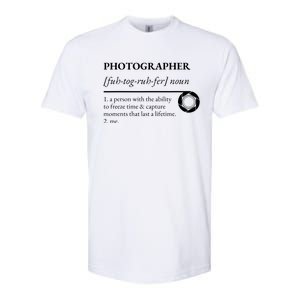 Photographer Definition Softstyle CVC T-Shirt