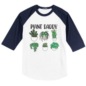 Plant Daddy Plant Lover Gardener Baseball Sleeve Shirt