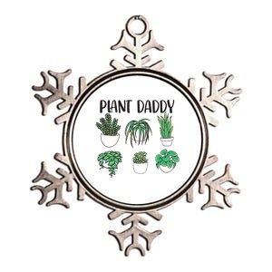 Plant Daddy Plant Lover Gardener Metallic Star Ornament