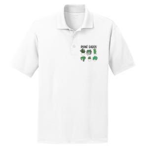 Plant Daddy Plant Lover Gardener PosiCharge RacerMesh Polo