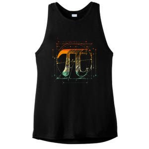 Pi Day Pi Symbol Funny Math Teacher Ladies PosiCharge Tri-Blend Wicking Tank