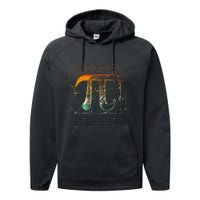 Pi Day Pi Symbol Funny Math Teacher Performance Fleece Hoodie