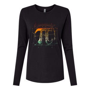 Pi Day Pi Symbol Funny Math Teacher Womens Cotton Relaxed Long Sleeve T-Shirt