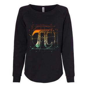 Pi Day Pi Symbol Funny Math Teacher Womens California Wash Sweatshirt