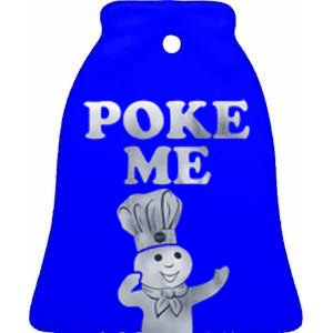 Pillsbury Doughboy Poke Me Costume Ceramic Bell Ornament