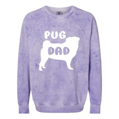 Pug Dad Colorblast Crewneck Sweatshirt