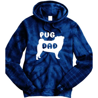 Pug Dad Tie Dye Hoodie