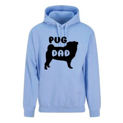 Pug Dad Unisex Surf Hoodie