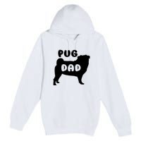 Pug Dad Premium Pullover Hoodie