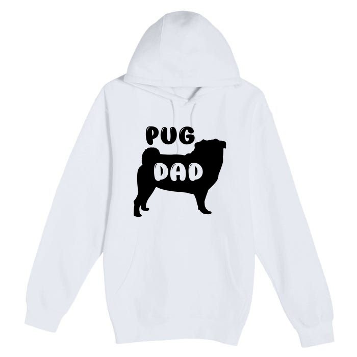 Pug Dad Premium Pullover Hoodie