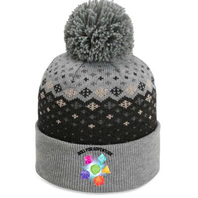 Polyhedral Dice The Baniff Cuffed Pom Beanie