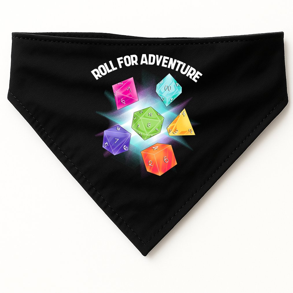 Polyhedral Dice USA-Made Doggie Bandana