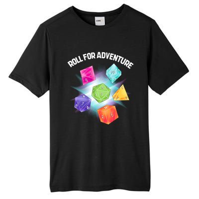 Polyhedral Dice Tall Fusion ChromaSoft Performance T-Shirt