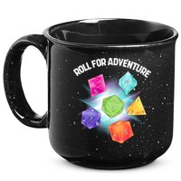Polyhedral Dice 15oz Campfire Ceramic Mug