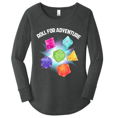 Polyhedral Dice Women's Perfect Tri Tunic Long Sleeve Shirt