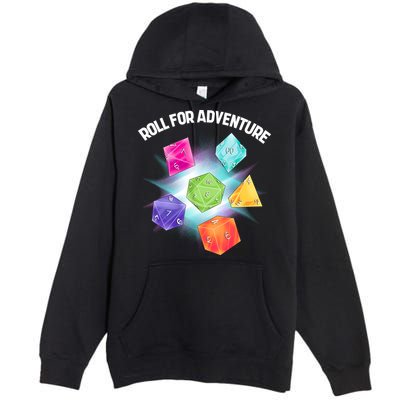 Polyhedral Dice Premium Pullover Hoodie