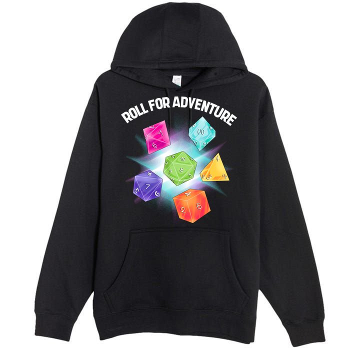 Polyhedral Dice Premium Pullover Hoodie