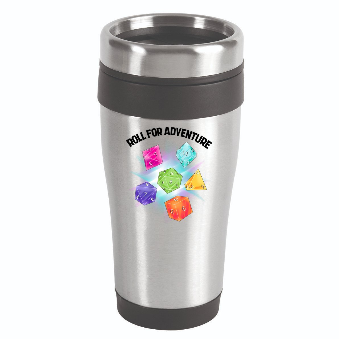 Polyhedral Dice 16oz Travel Tumbler