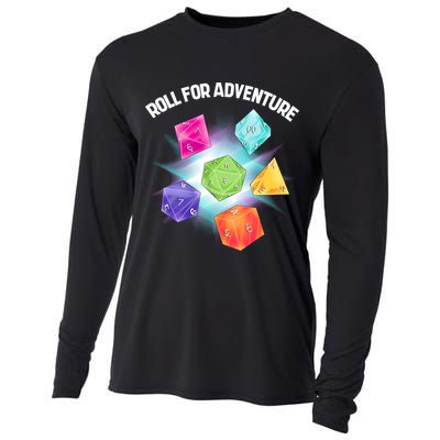Polyhedral Dice Cooling Performance Long Sleeve Crew