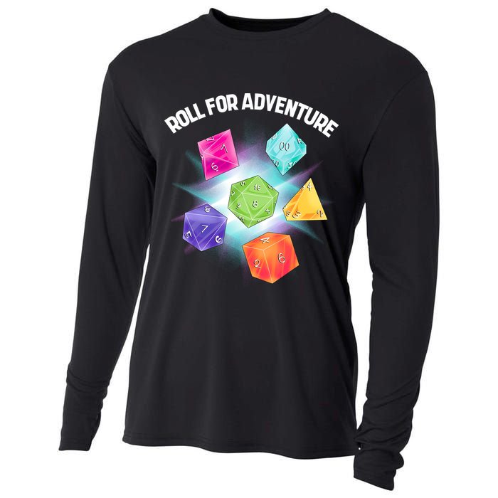 Polyhedral Dice Cooling Performance Long Sleeve Crew