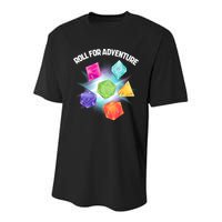 Polyhedral Dice Youth Performance Sprint T-Shirt