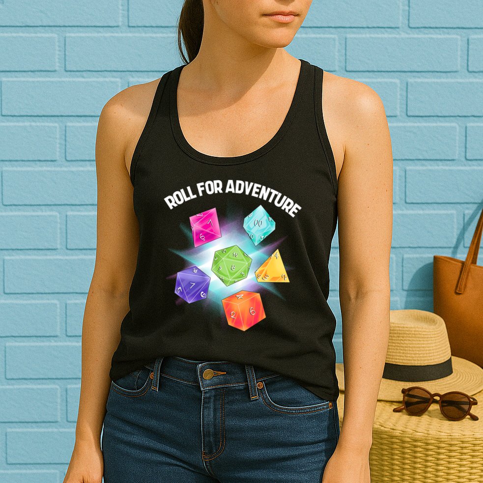 Polyhedral Dice Womens Tank Top