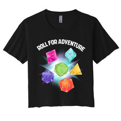 Polyhedral Dice Crop Top