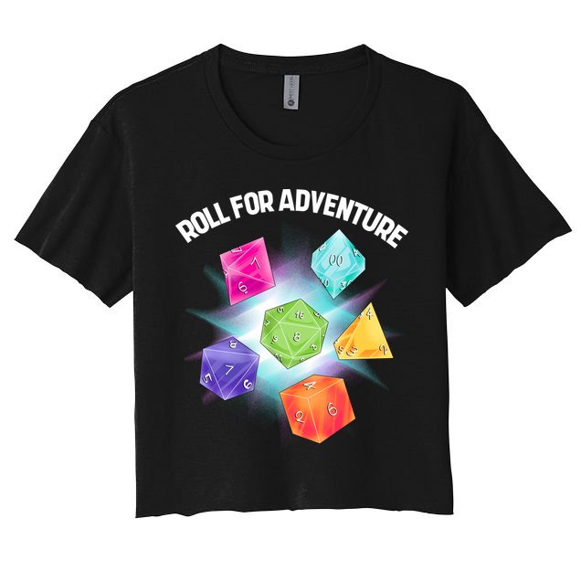 Polyhedral Dice Crop Top