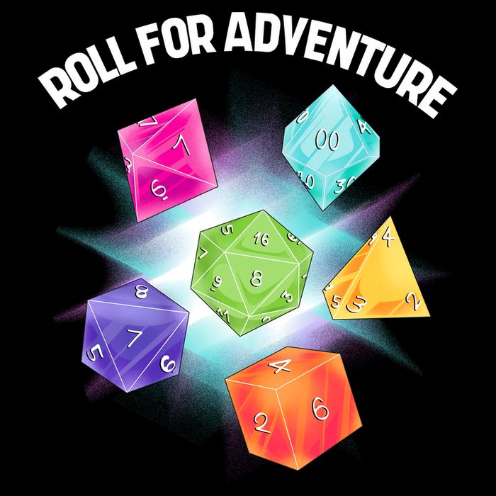 Polyhedral Dice Crop Top