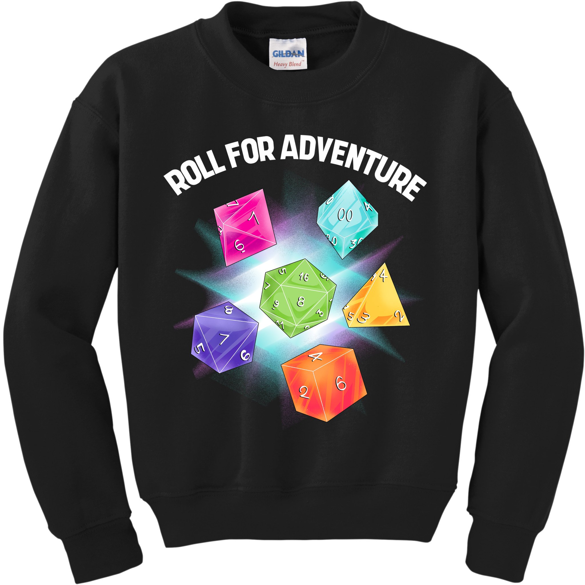 Polyhedral Dice Kids Sweatshirt
