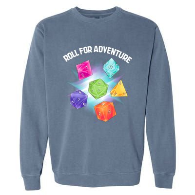 Polyhedral Dice Garment-Dyed Sweatshirt