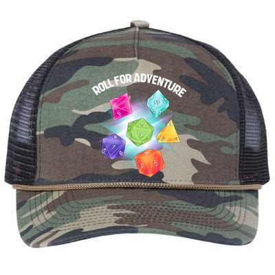 Polyhedral Dice Retro Rope Trucker Hat Cap