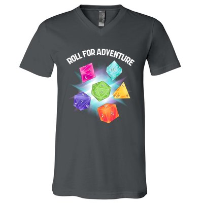 Polyhedral Dice V-Neck T-Shirt