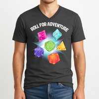 Polyhedral Dice V-Neck T-Shirt