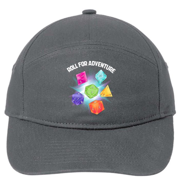 Polyhedral Dice 7-Panel Snapback Hat
