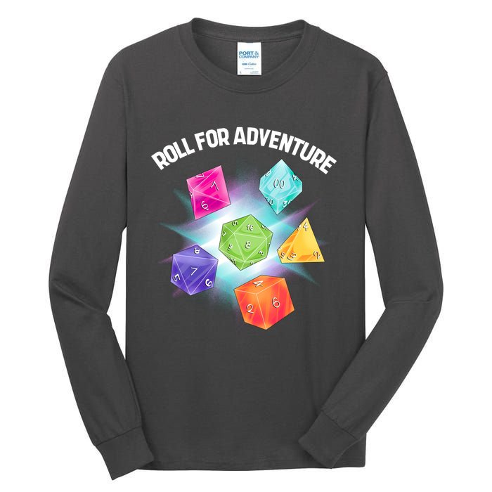 Polyhedral Dice Tall Long Sleeve T-Shirt