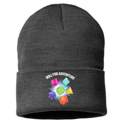 Polyhedral Dice Sustainable Knit Beanie
