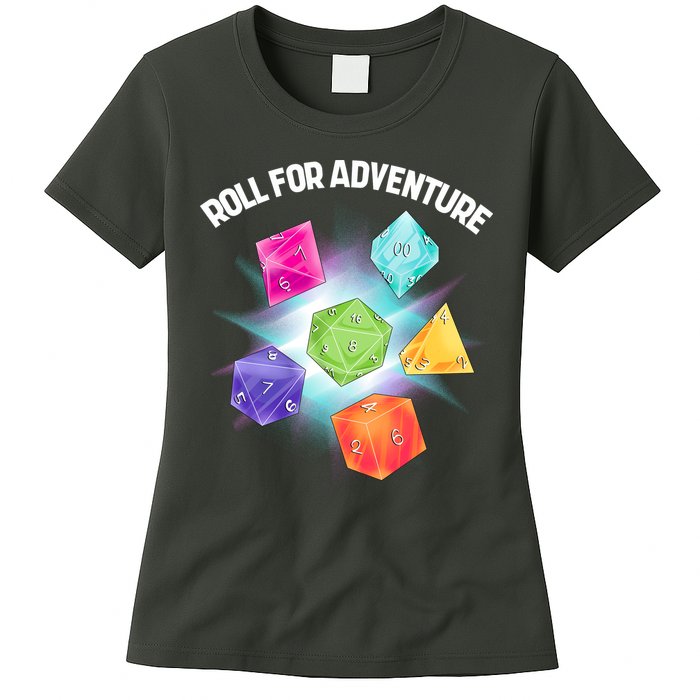 Polyhedral Dice Womens T-Shirt