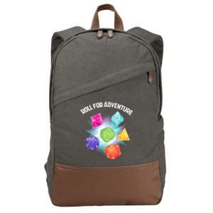 Polyhedral Dice Cotton Canvas Backpack