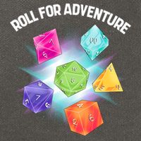 Polyhedral Dice Cotton Canvas Backpack