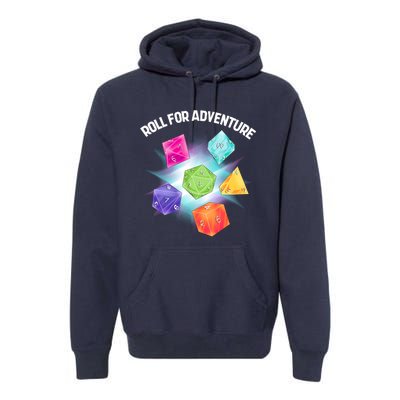 Polyhedral Dice Premium Hoodie