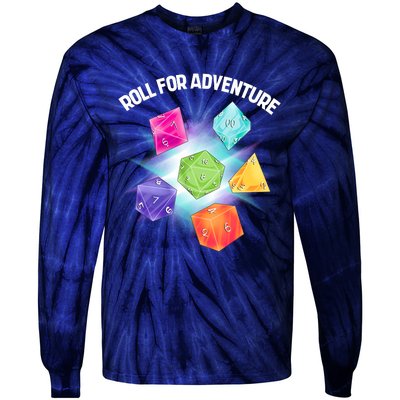 Polyhedral Dice Tie-Dye Long Sleeve Shirt