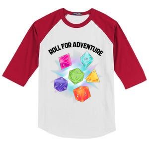 Polyhedral Dice Kids Colorblock Raglan Jersey