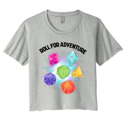 Polyhedral Dice Women's Crop Top Tee