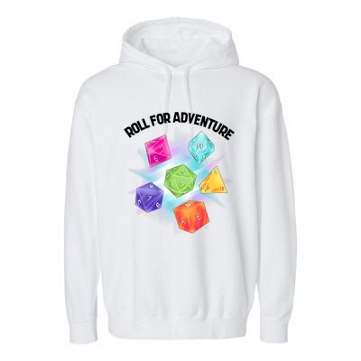 Polyhedral Dice Garment-Dyed Fleece Hoodie